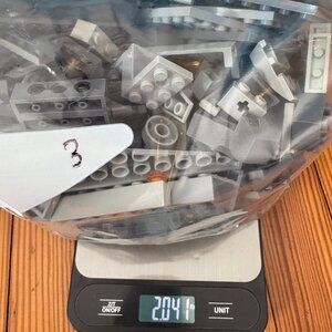 Lot 3 bulk gray LEGOS